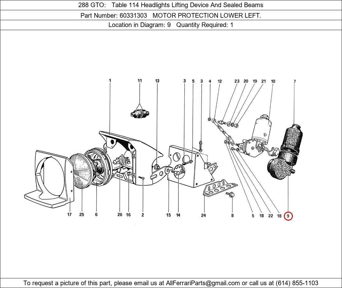 Ferrari Part 60331303