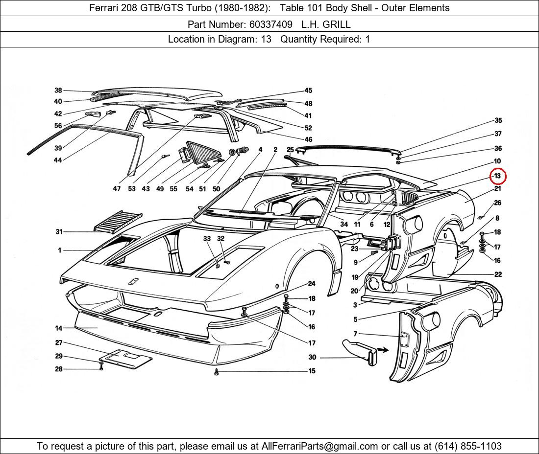 Ferrari Part 60337409