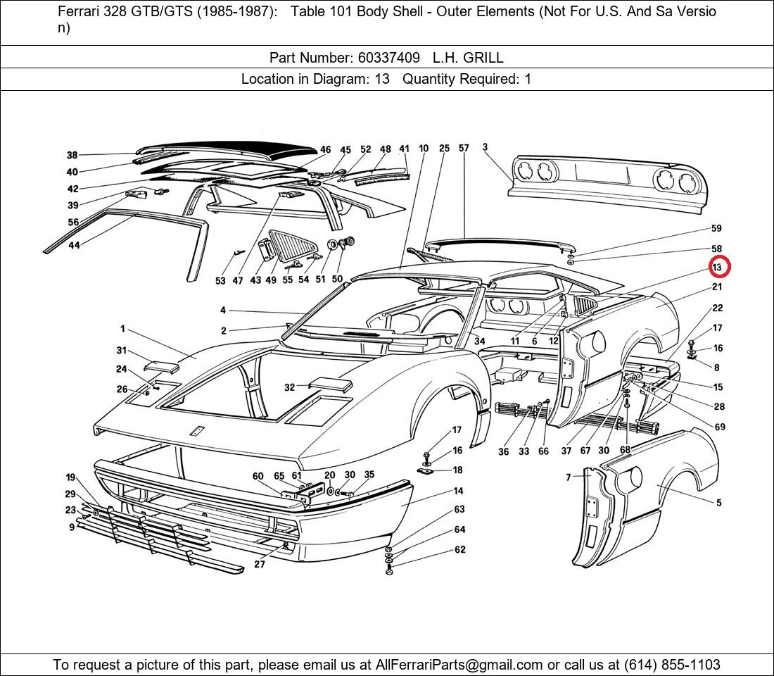 Ferrari Part 60337409