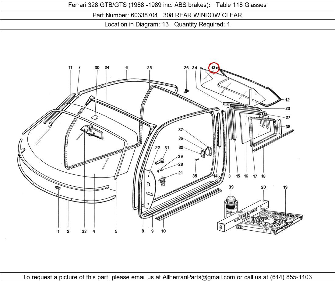 Ferrari Part 60338704