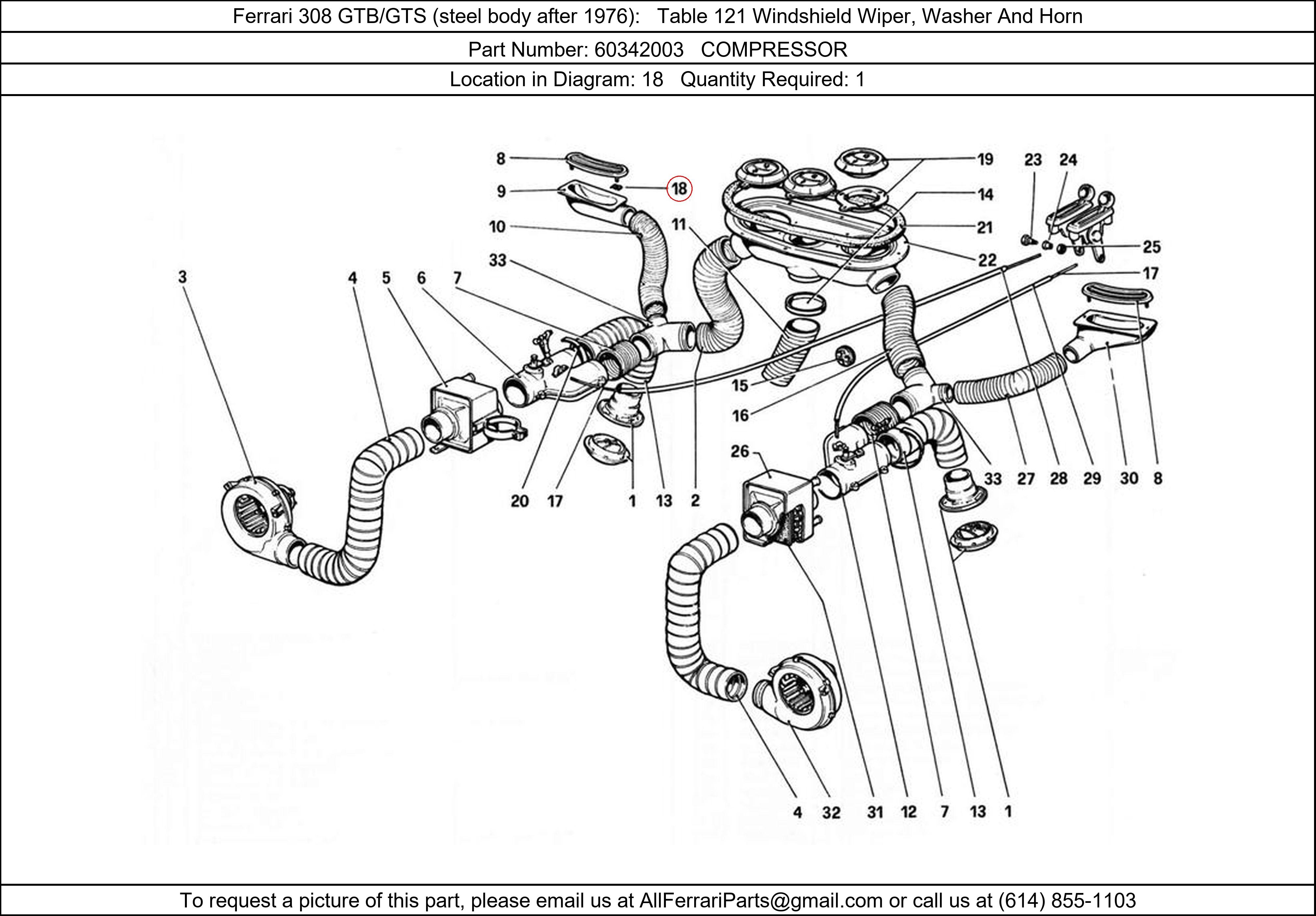 Ferrari Part 60342003