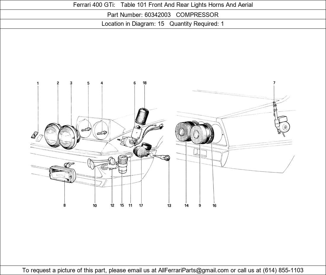 Ferrari Part 60342003