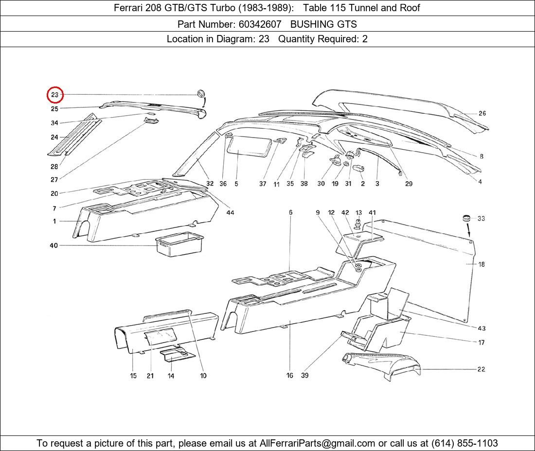 Ferrari Part 60342607