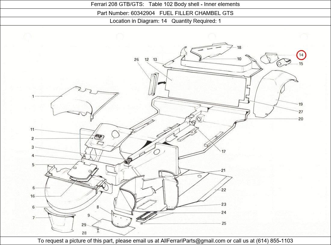 Ferrari Part 60342904