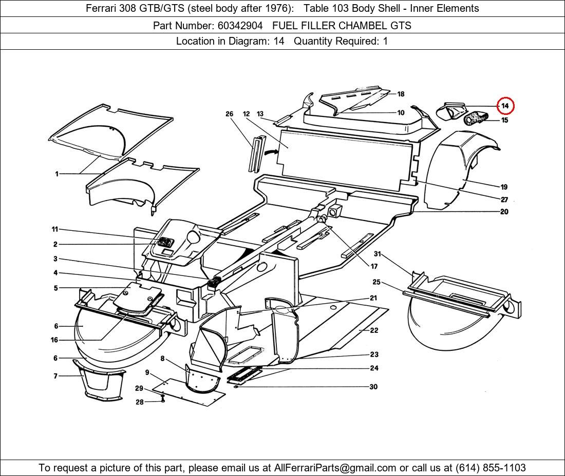 Ferrari Part 60342904