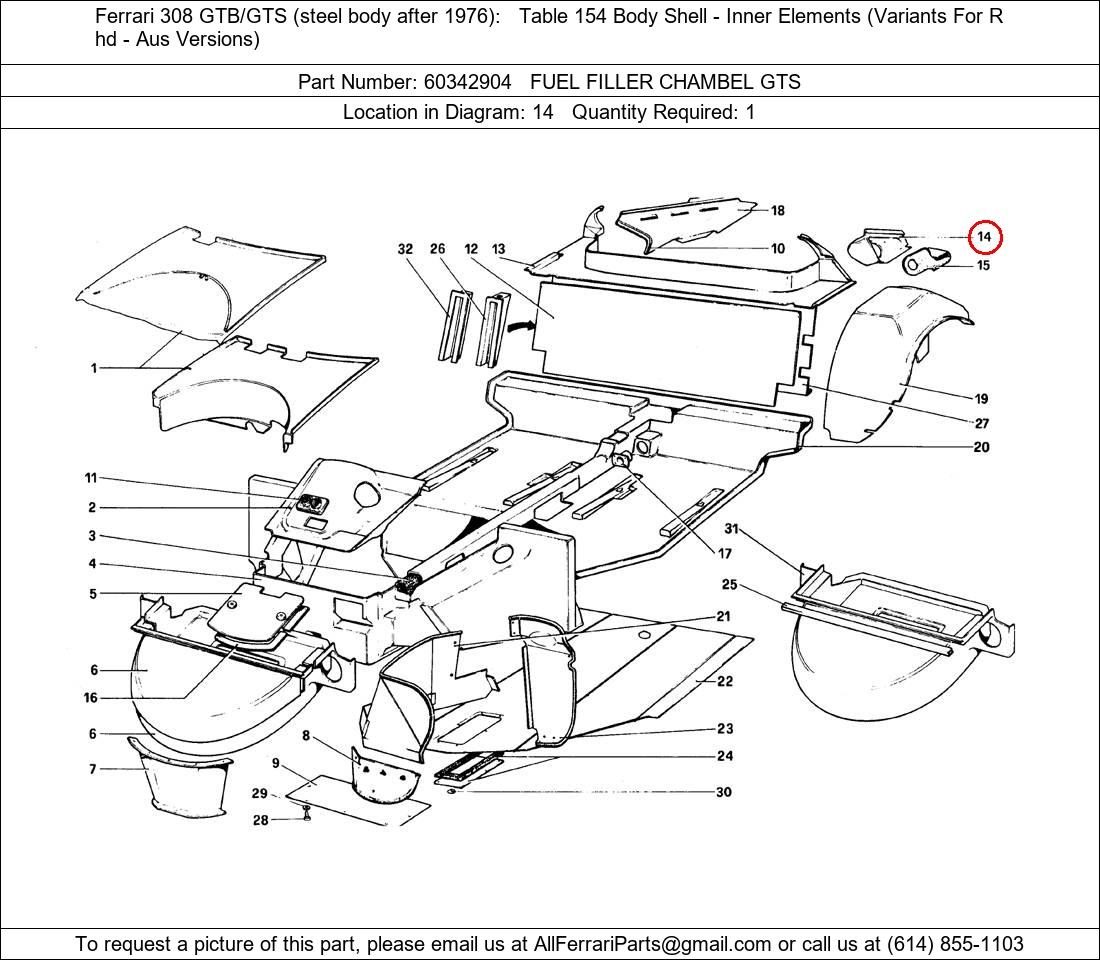 Ferrari Part 60342904