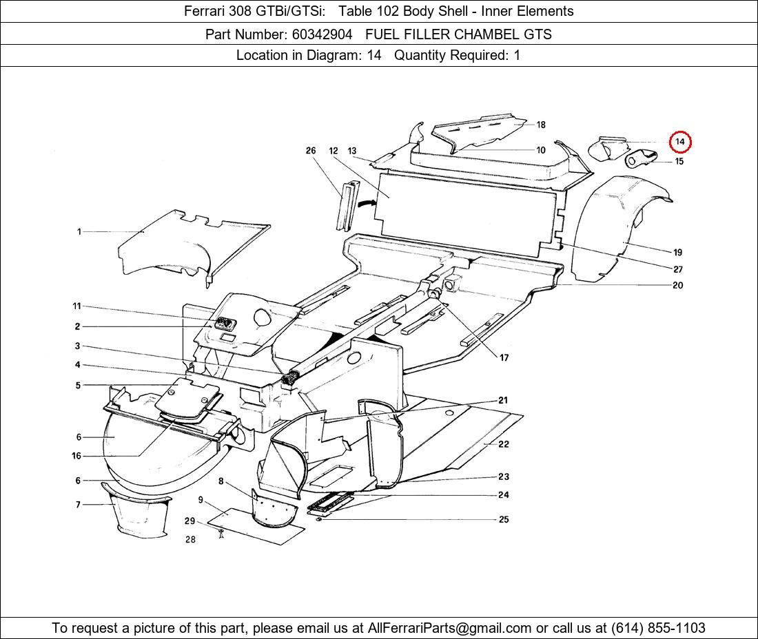 Ferrari Part 60342904