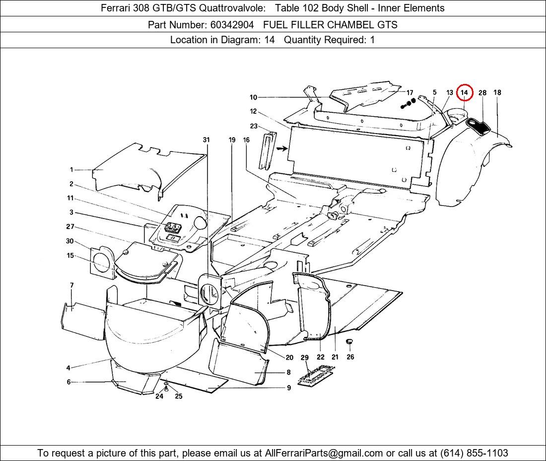 Ferrari Part 60342904