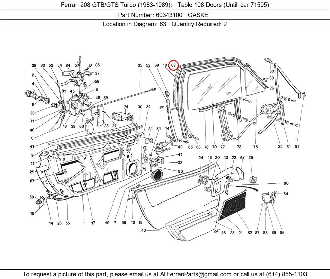 Ferrari Part 60343100