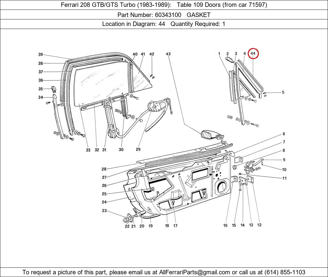 Ferrari Part 60343100