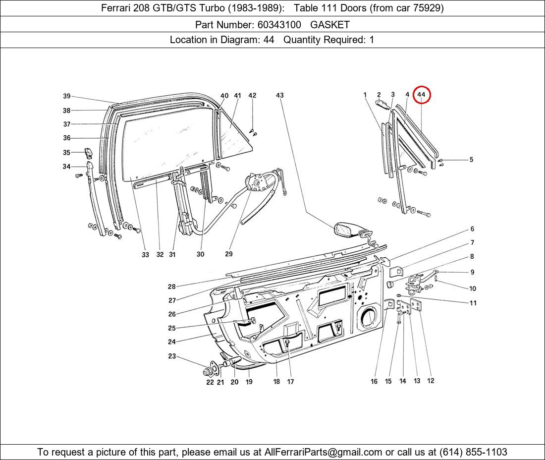 Ferrari Part 60343100