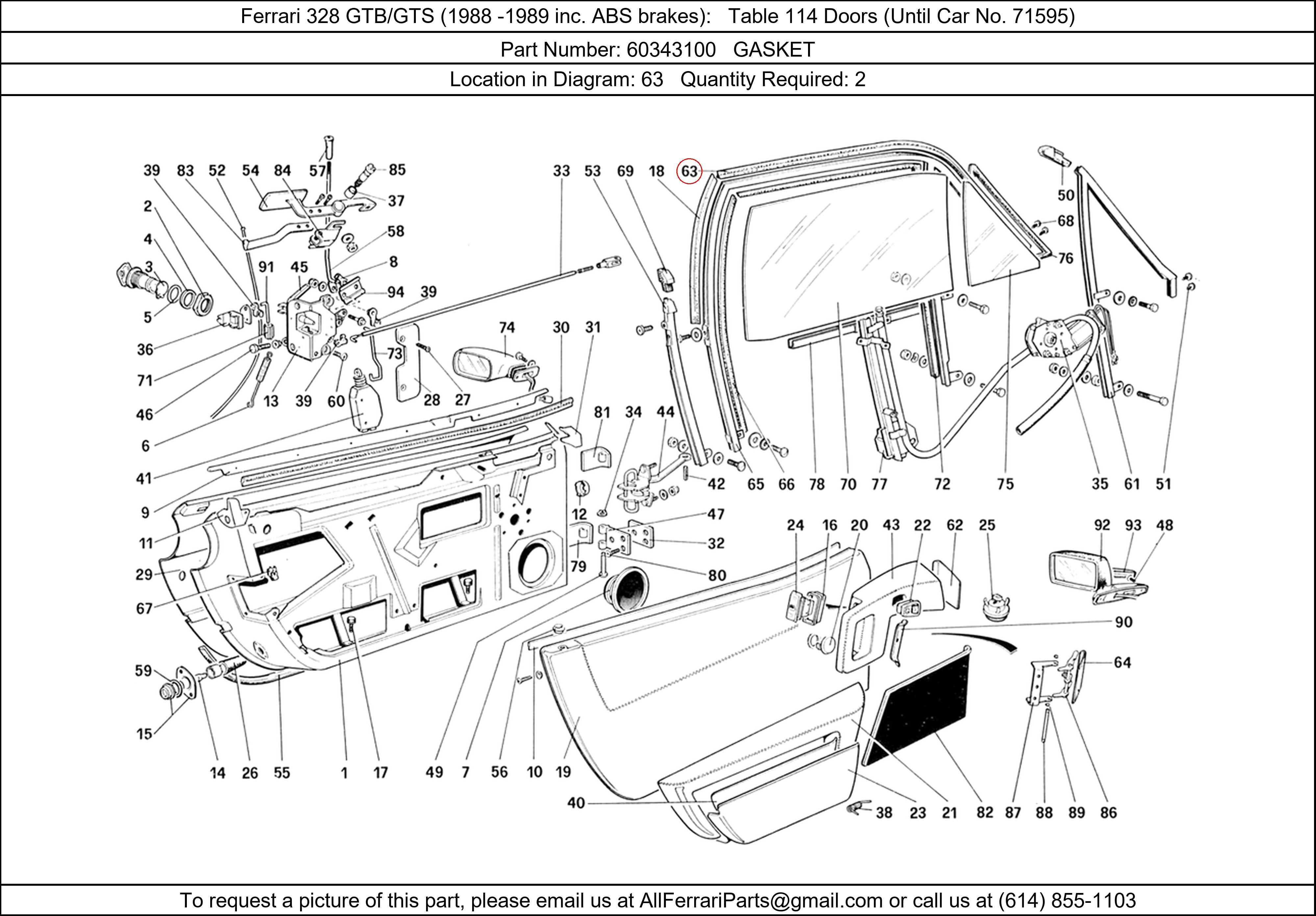 Ferrari Part 60343100