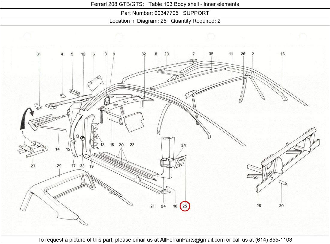 Ferrari Part 60347705