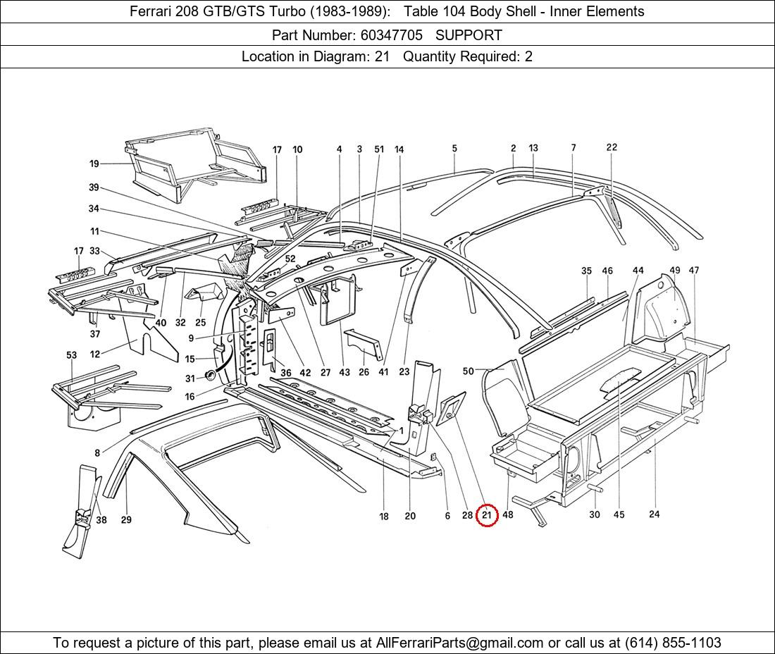 Ferrari Part 60347705