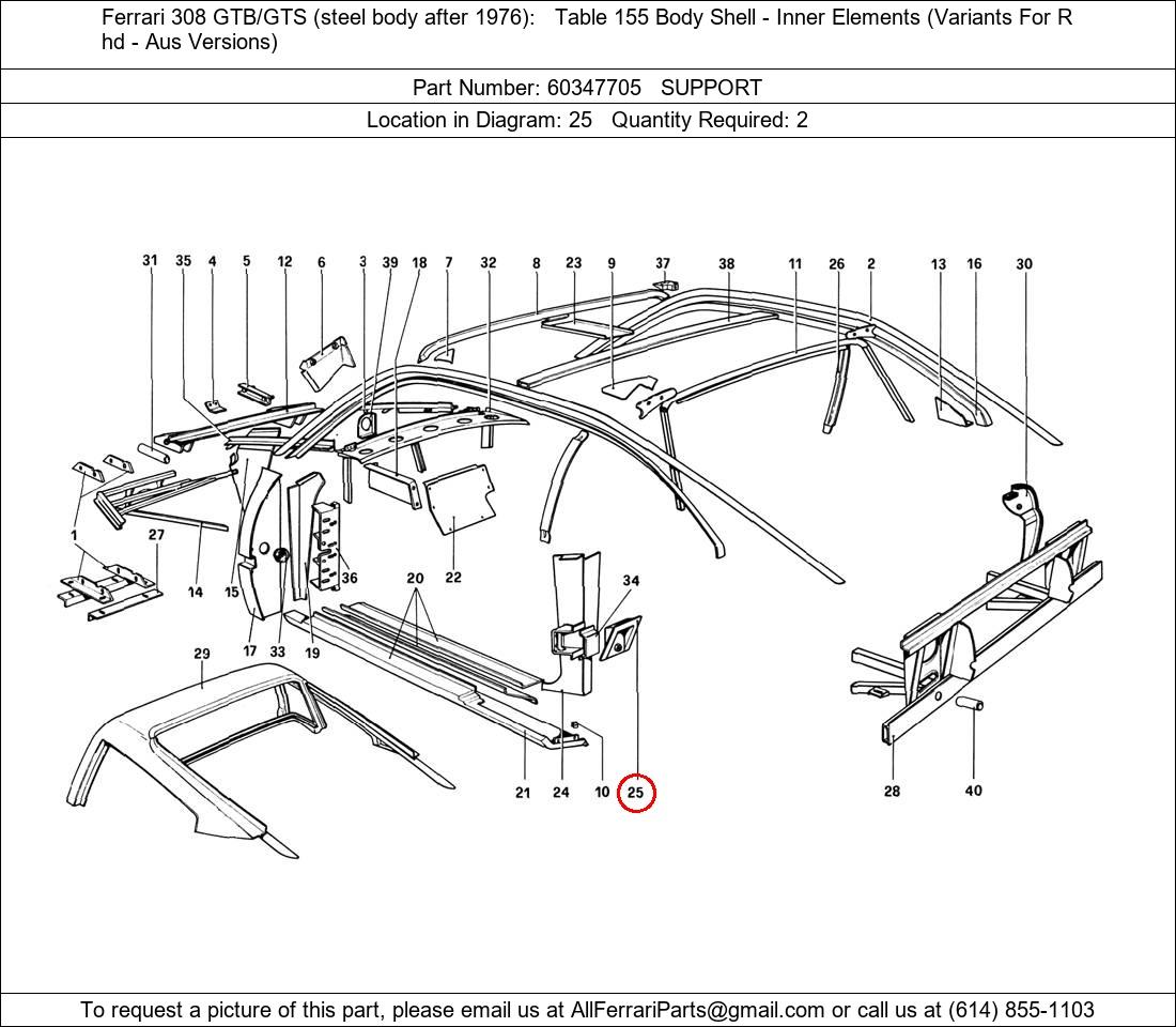 Ferrari Part 60347705