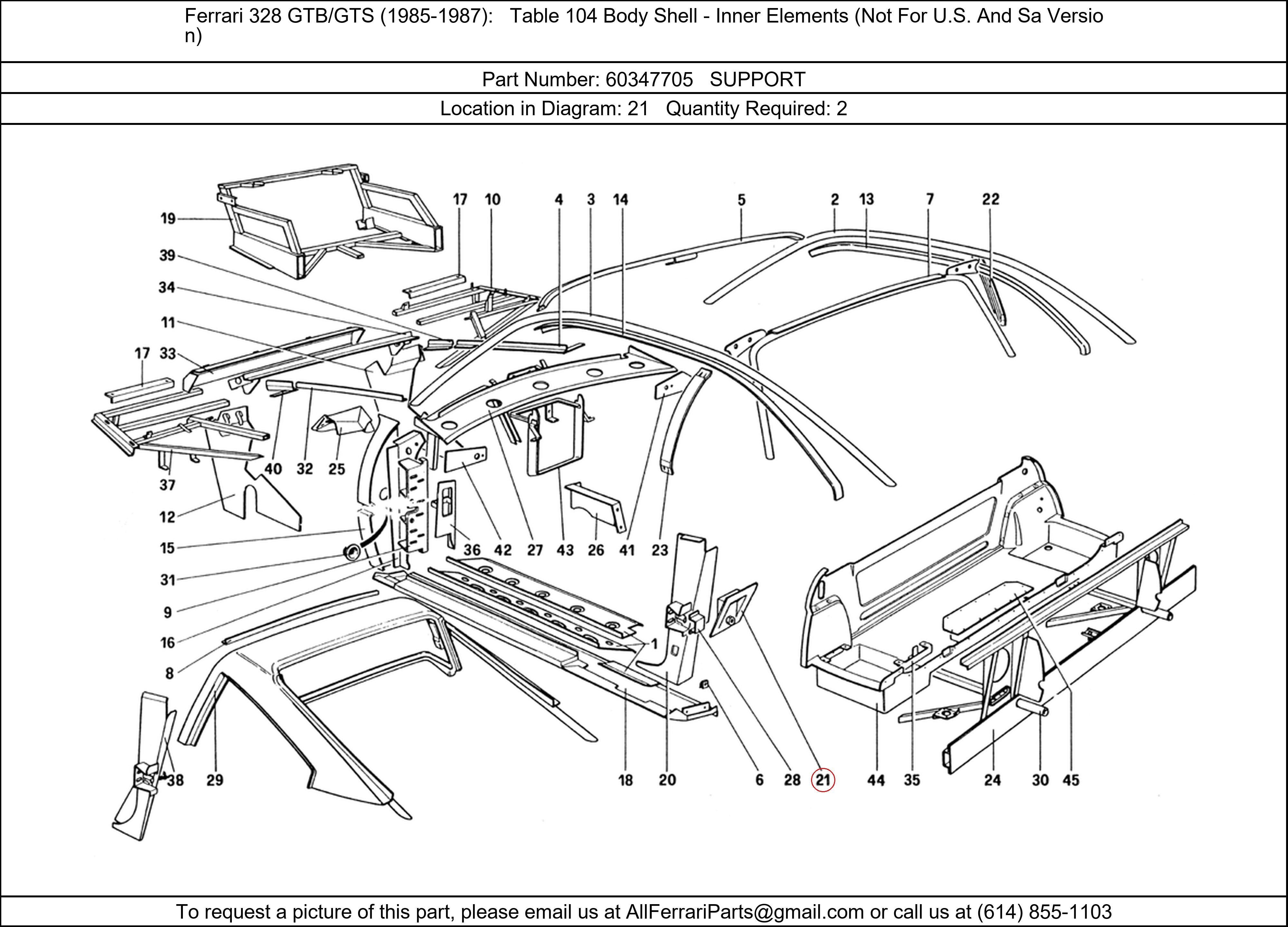 Ferrari Part 60347705