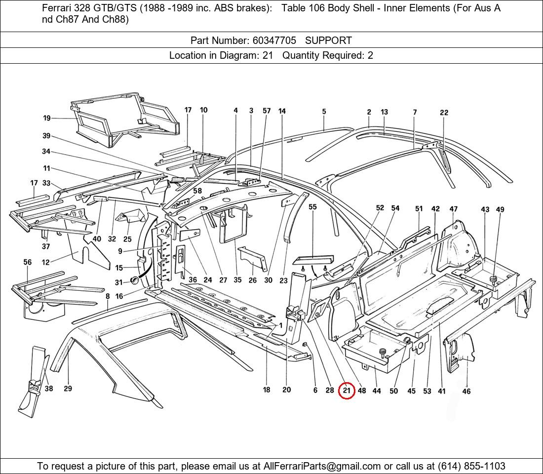 Ferrari Part 60347705