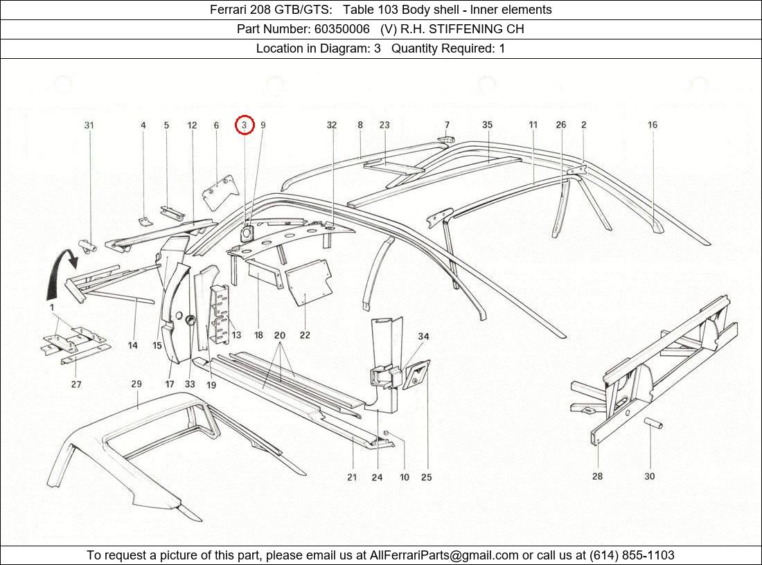 Ferrari Part 60350006