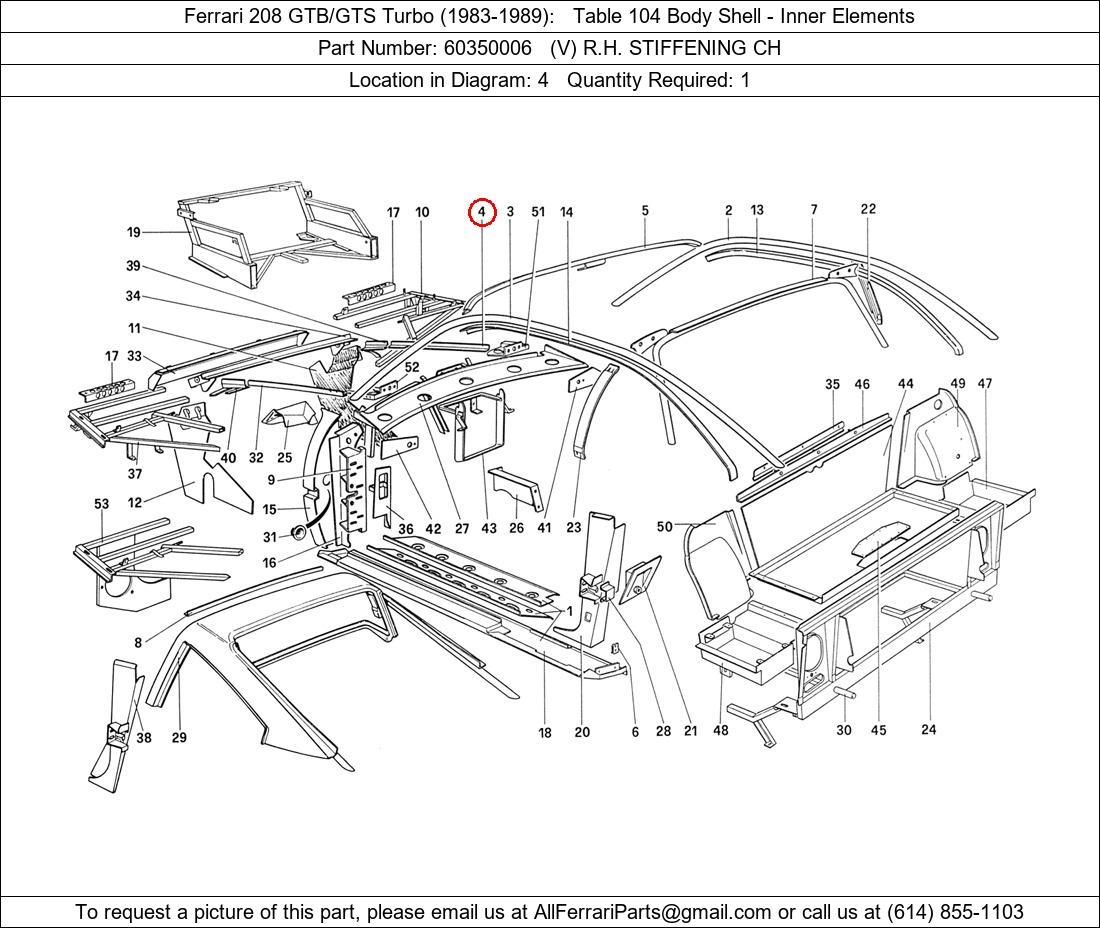 Ferrari Part 60350006