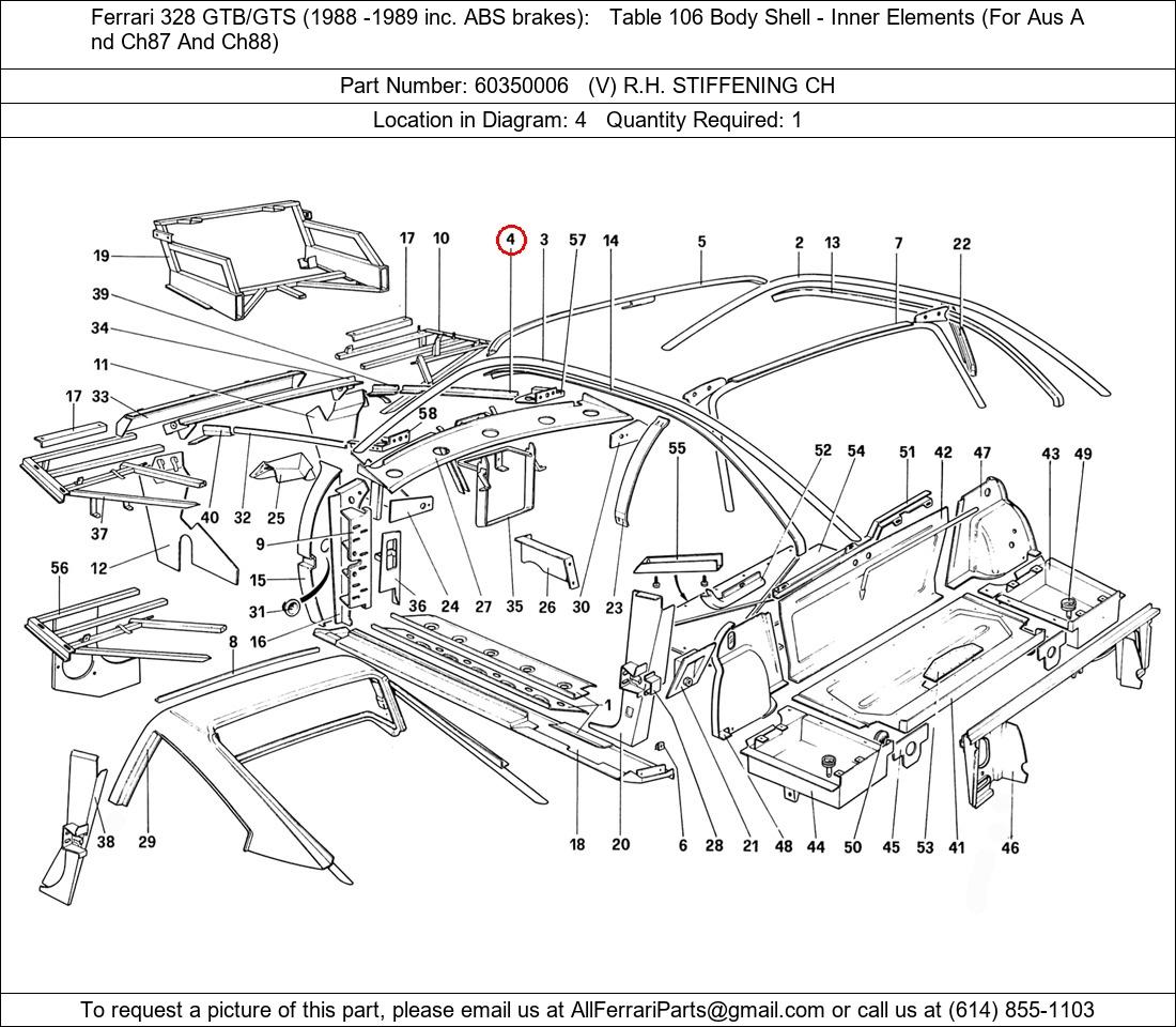 Ferrari Part 60350006