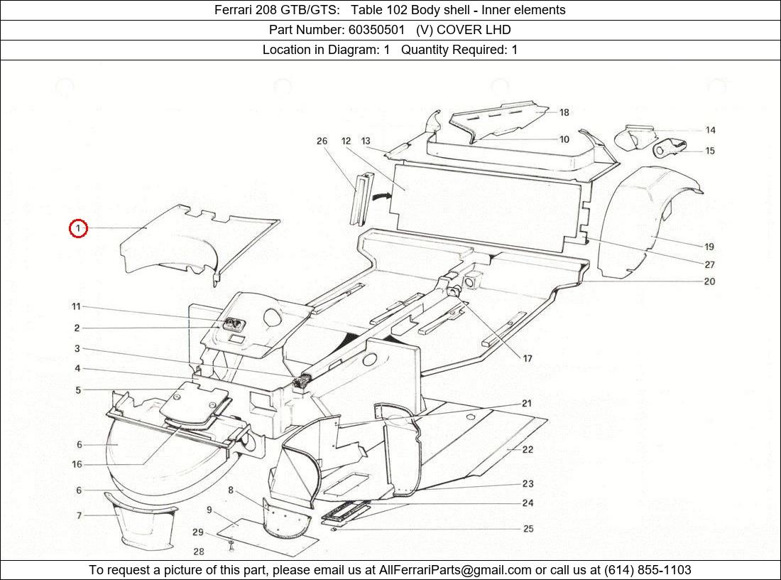 Ferrari Part 60350501