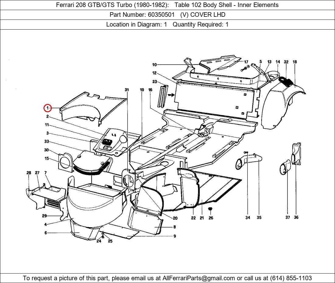 Ferrari Part 60350501