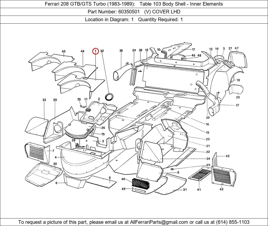 Ferrari Part 60350501