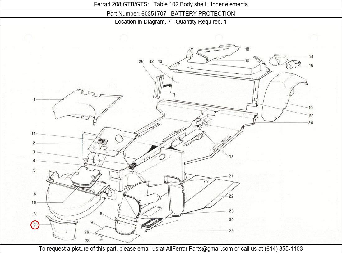 Ferrari Part 60351707