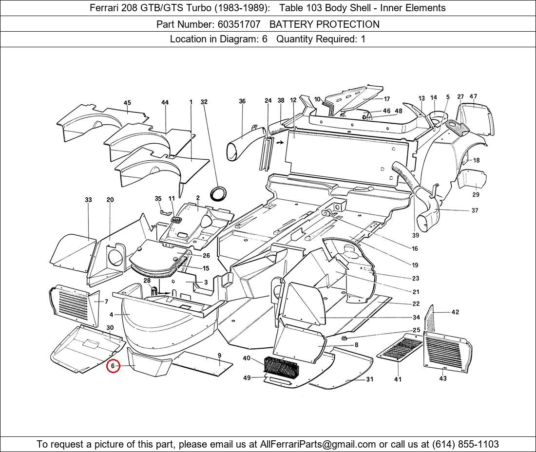 Ferrari Part 60351707