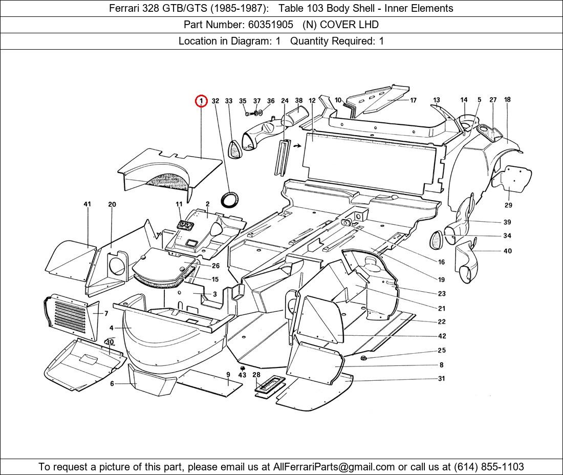 Ferrari Part 60351905