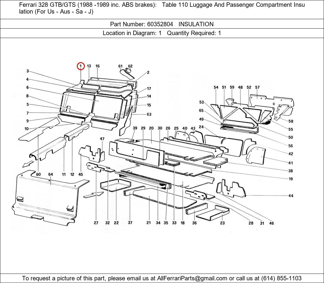 Ferrari Part 60352804