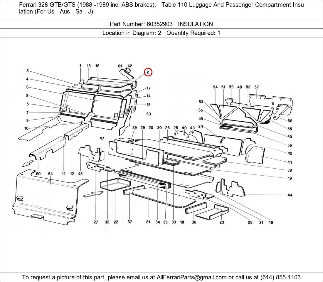 Ferrari Part 60352903