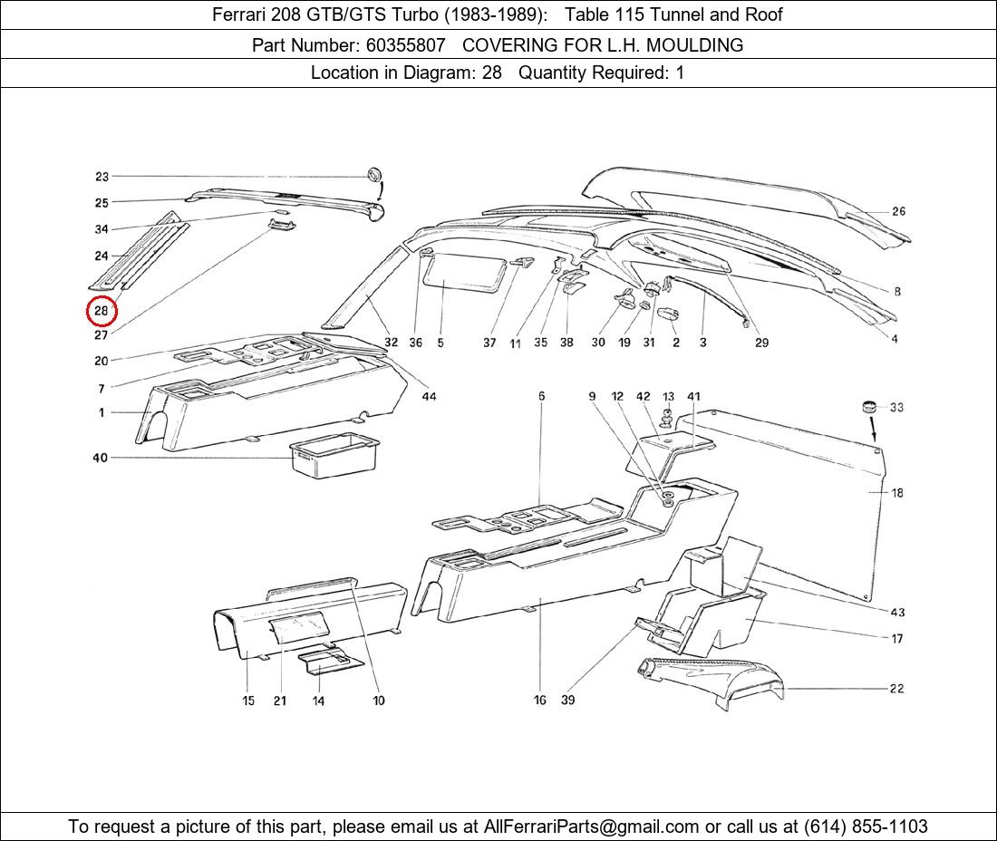 Ferrari Part 60355807