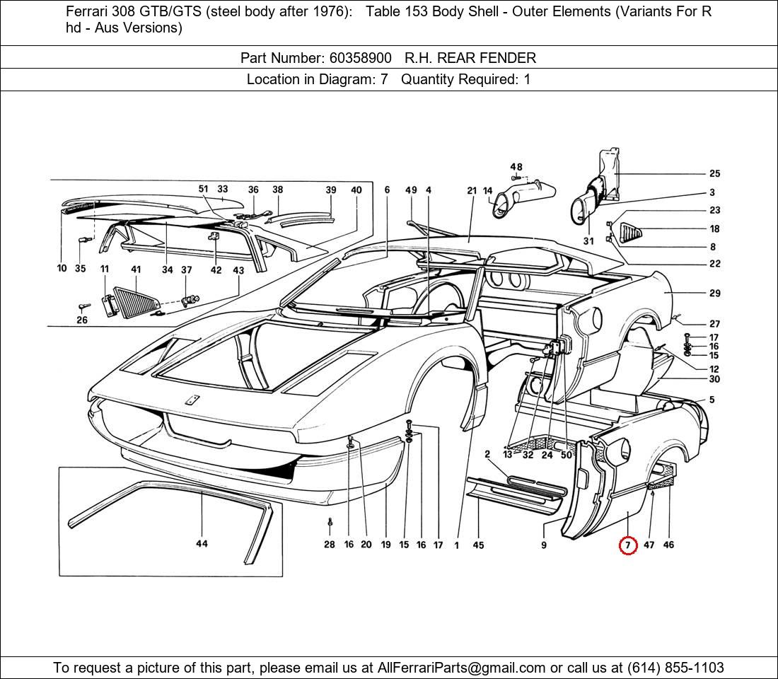 Ferrari Part 60358900