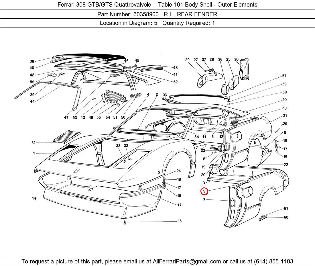 Ferrari Part 60358900