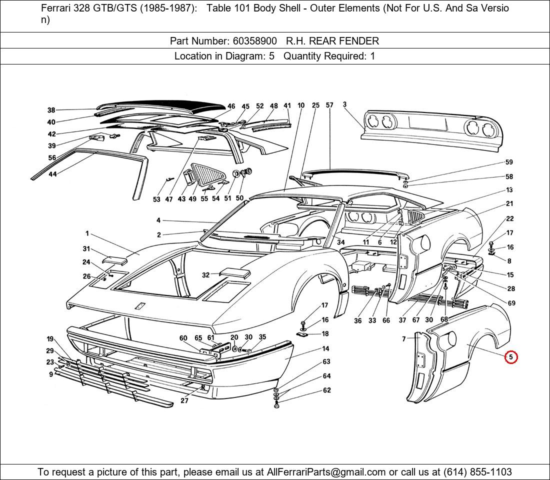 Ferrari Part 60358900