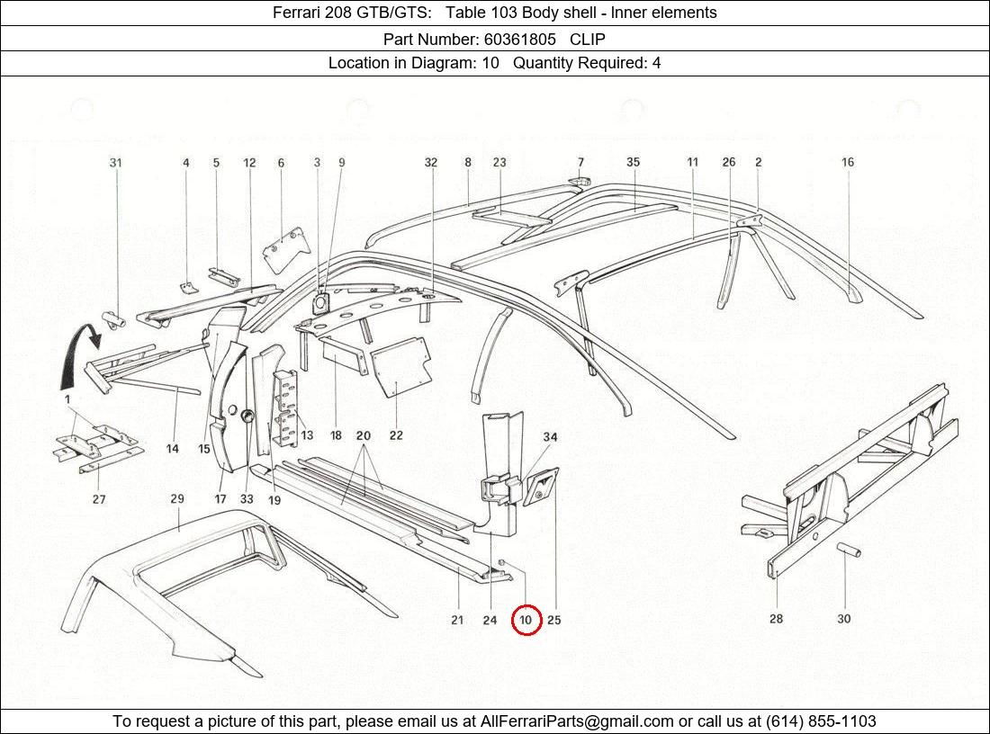 Ferrari Part 60361805