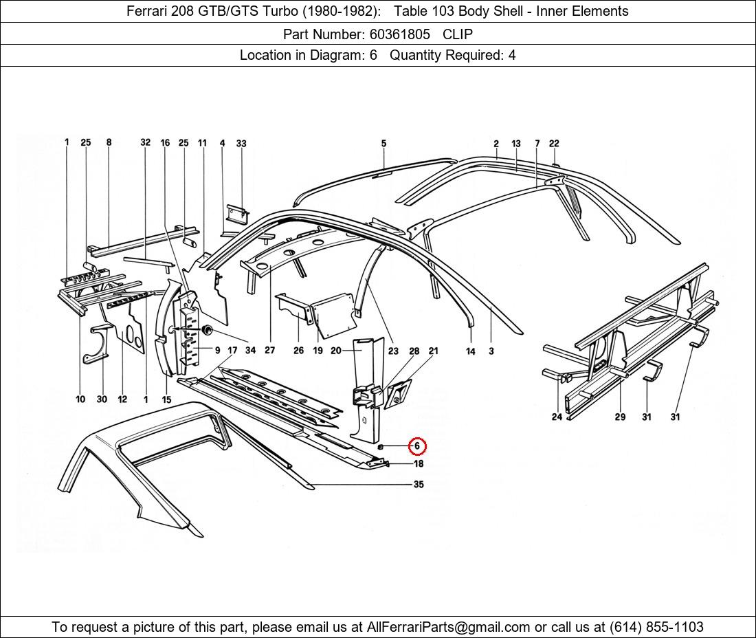 Ferrari Part 60361805