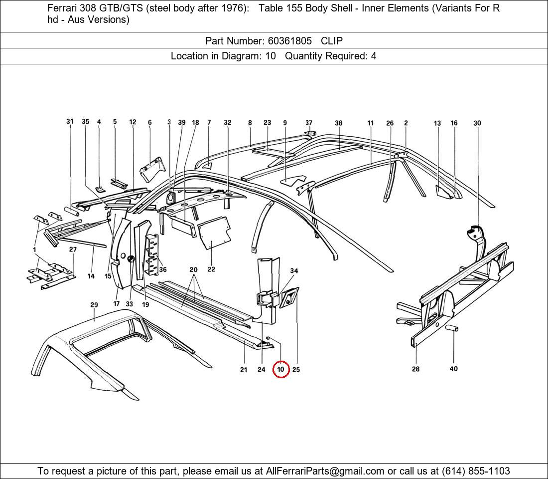 Ferrari Part 60361805