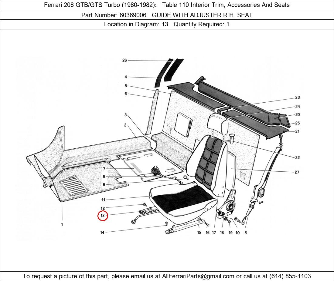 Ferrari Part 60369006