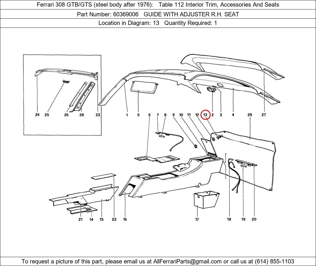 Ferrari Part 60369006