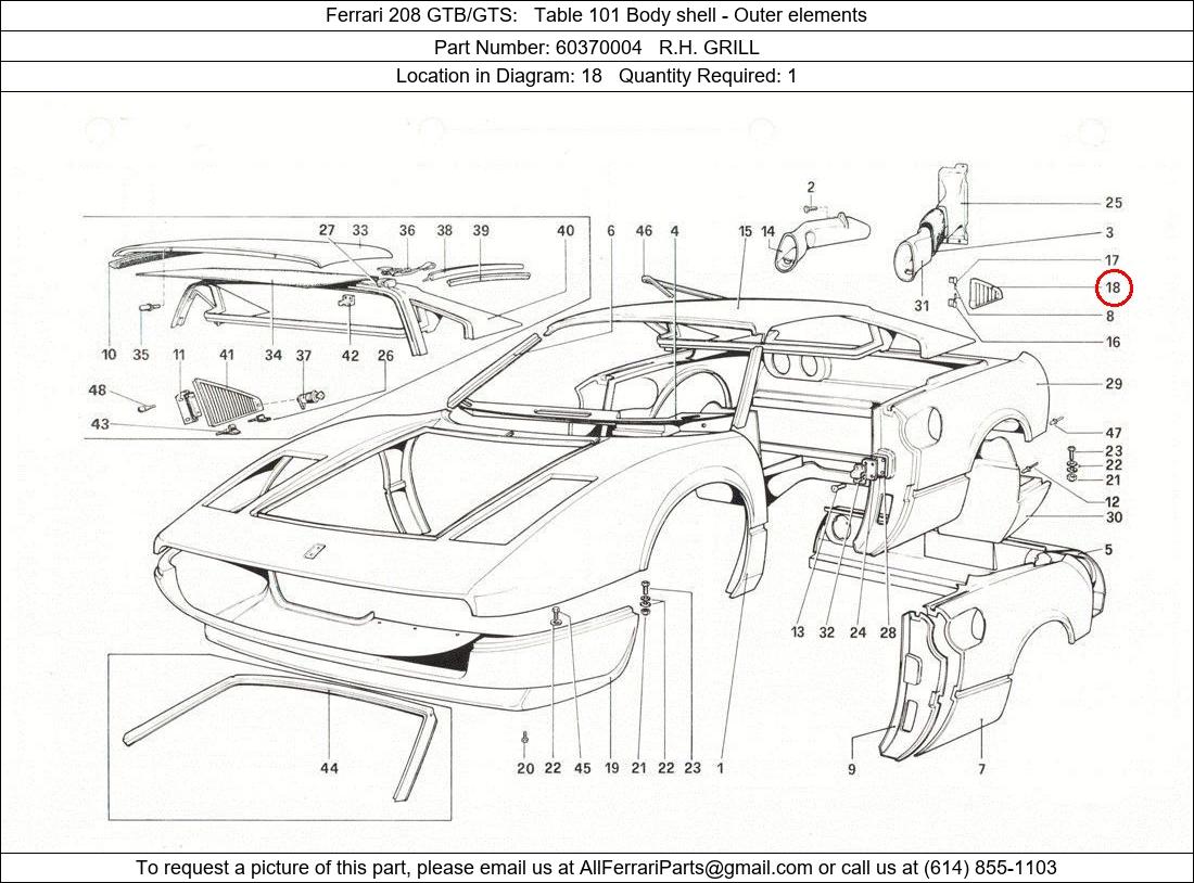 Ferrari Part 60370004