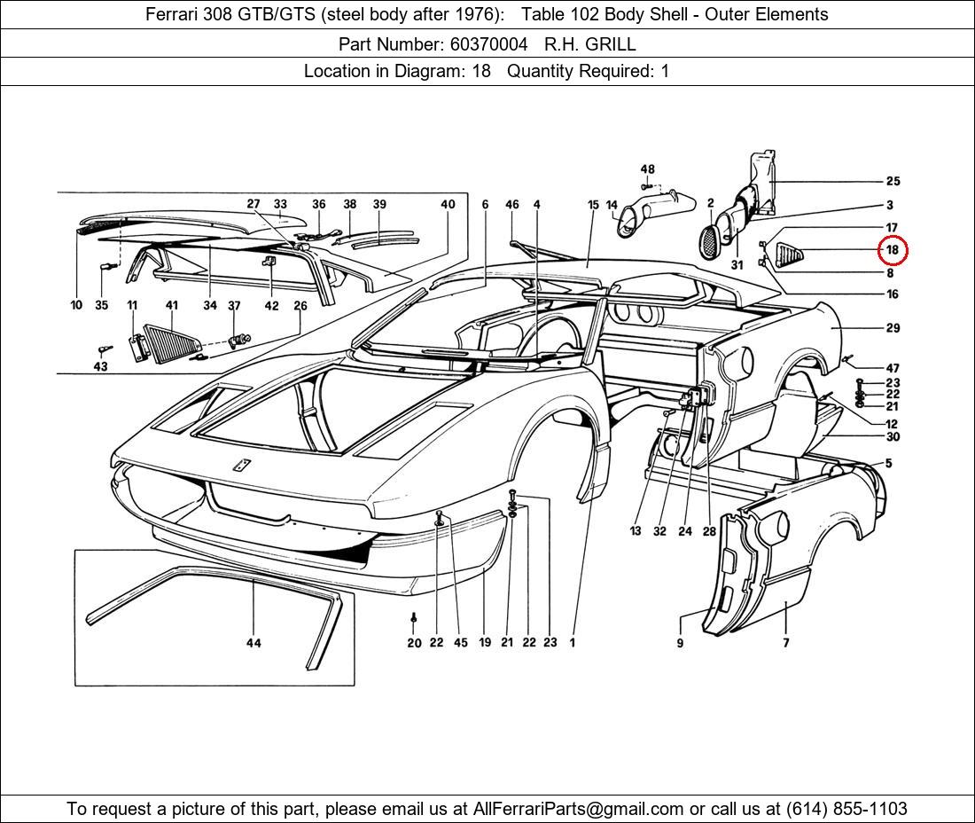 Ferrari Part 60370004