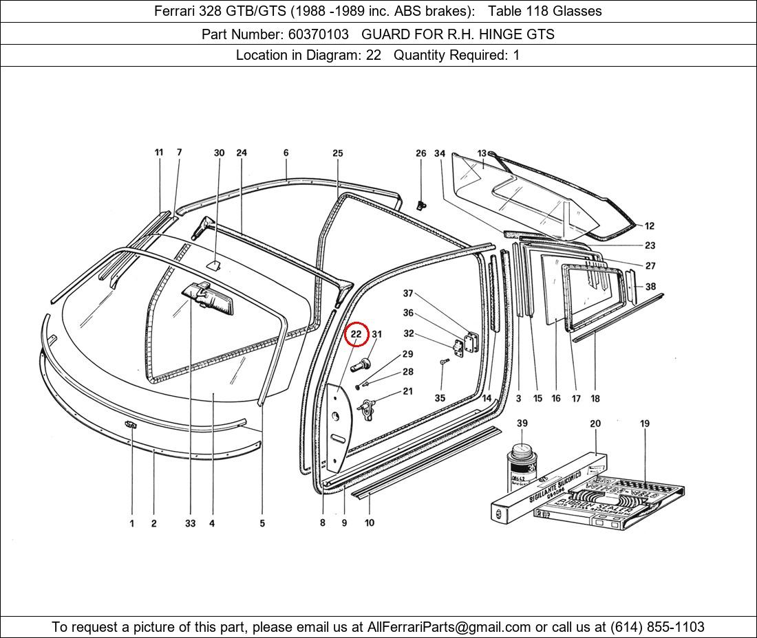 Ferrari Part 60370103