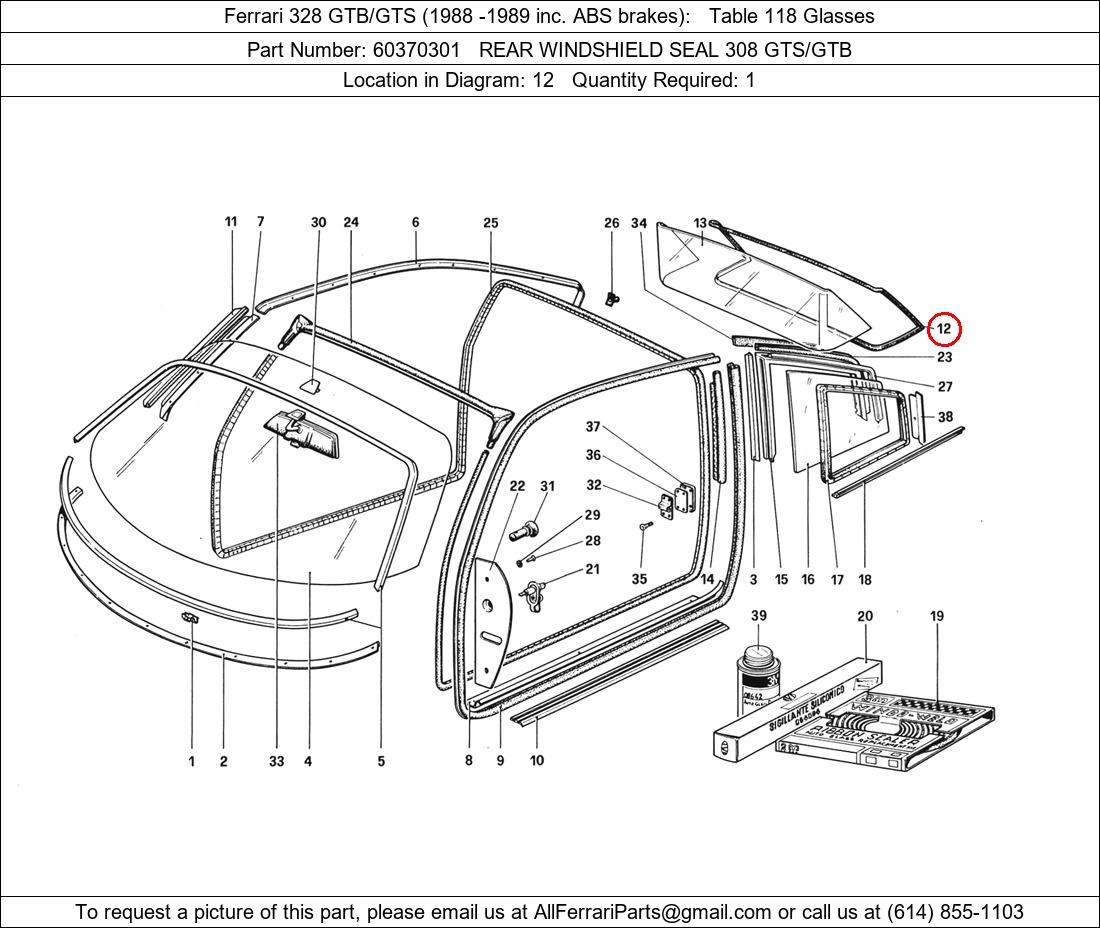 Ferrari Part 60370301