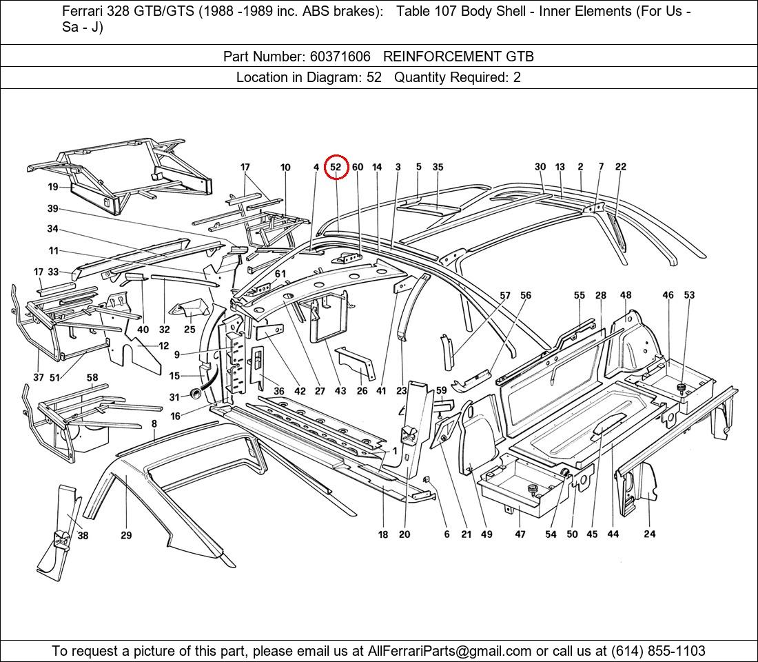 Ferrari Part 60371606