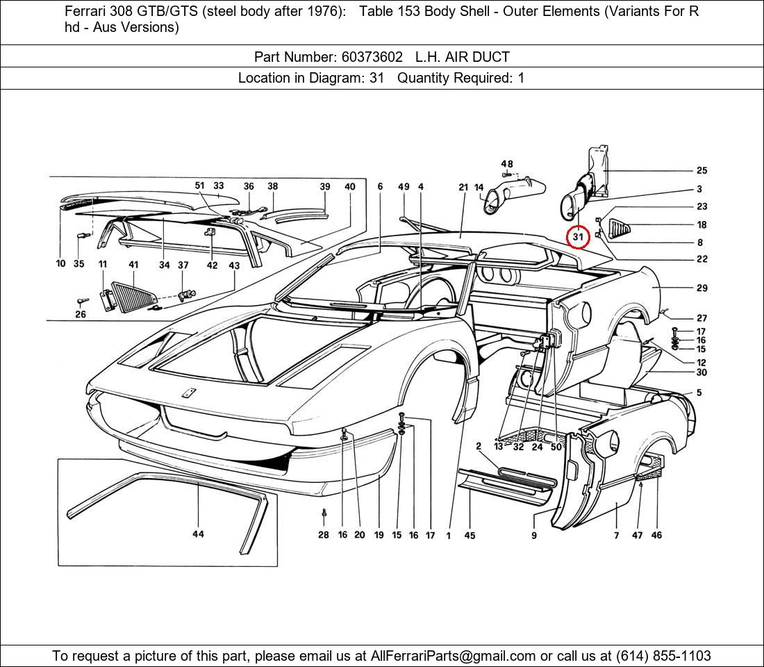 Ferrari Part 60373602