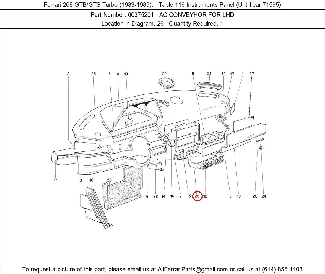 Ferrari Part 60375201