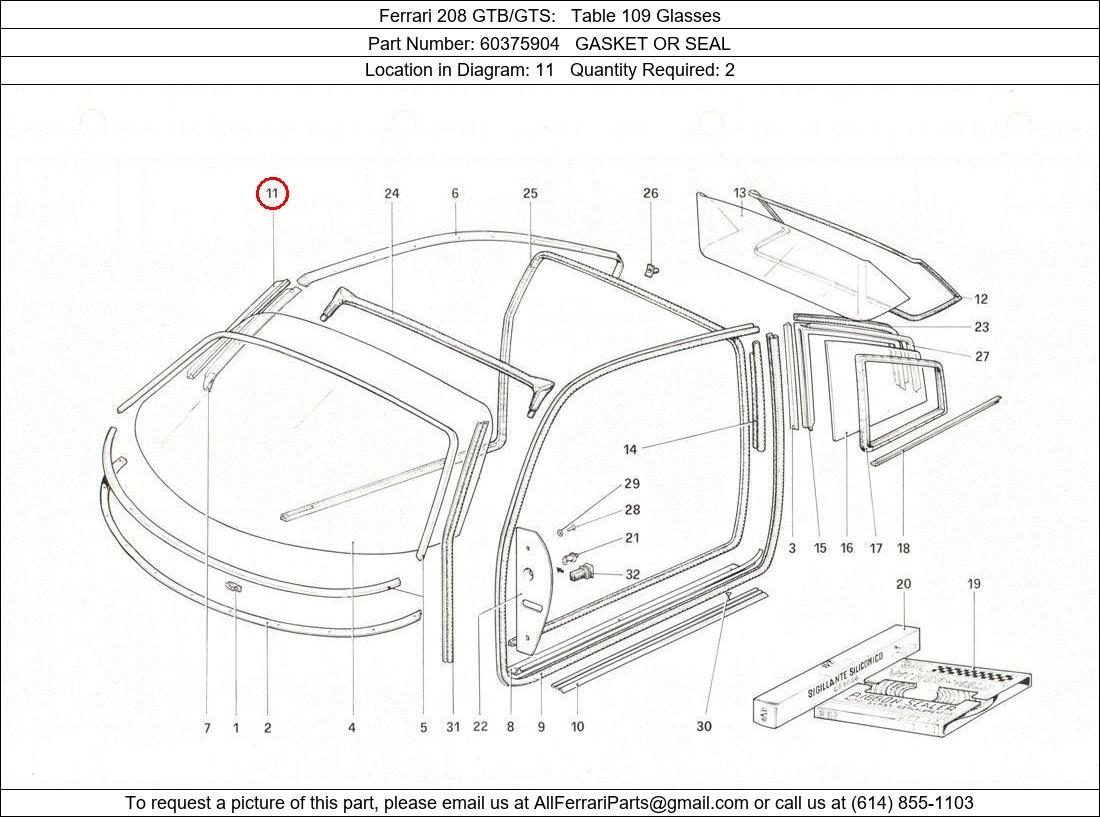 Ferrari Part 60375904