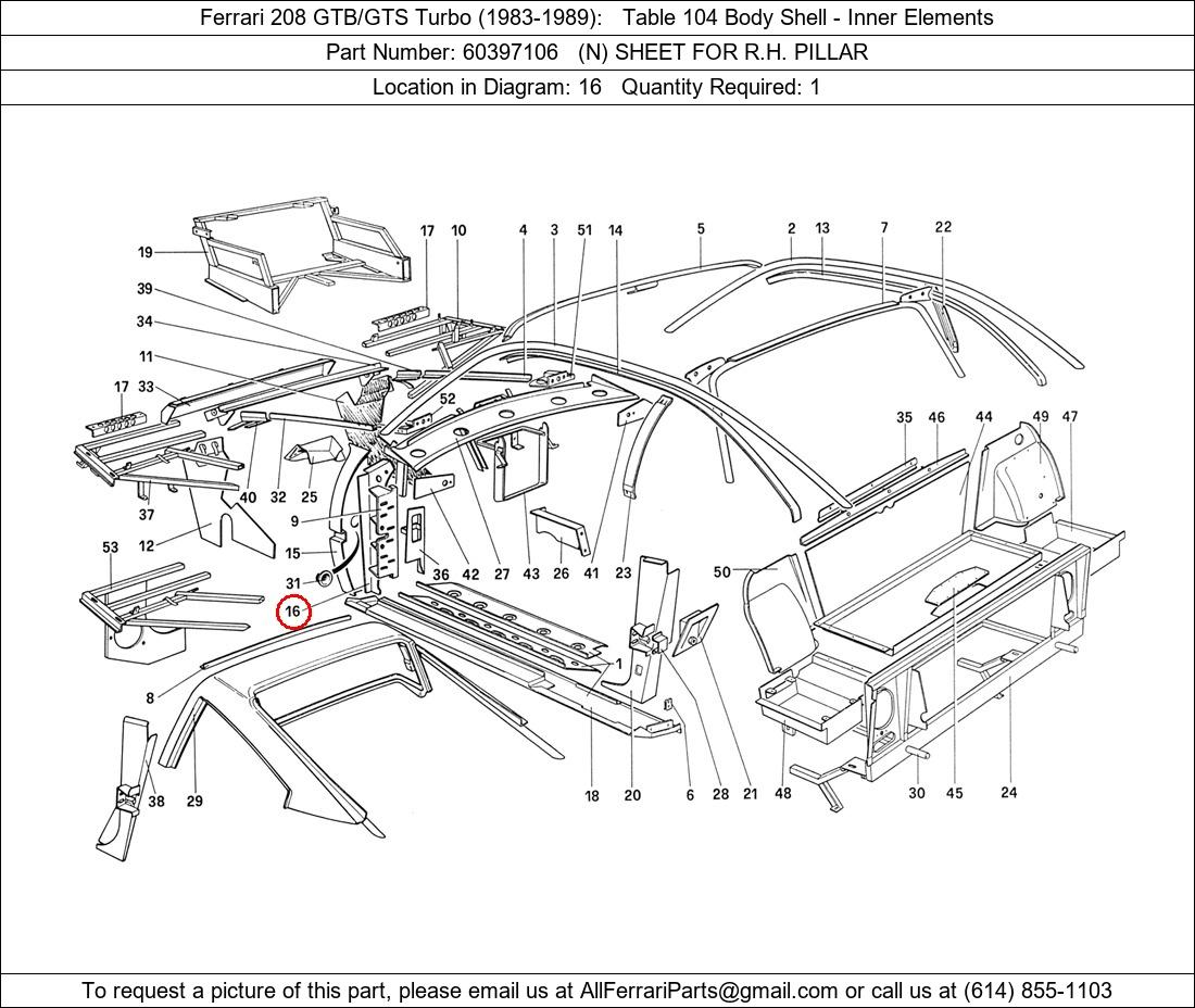 Ferrari Part 60397106